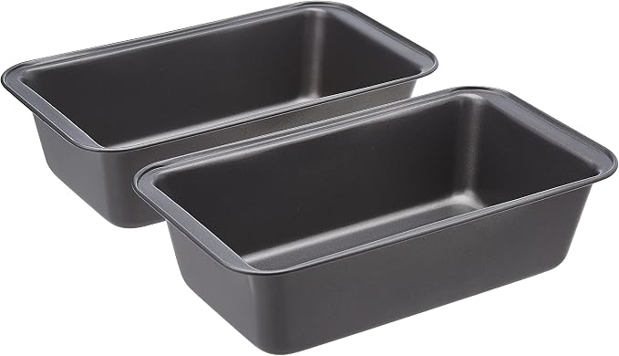 Amazon Basics Rectangular Nonstick Bread Loaf Pan for Baking Meatloaf with Even Heat…