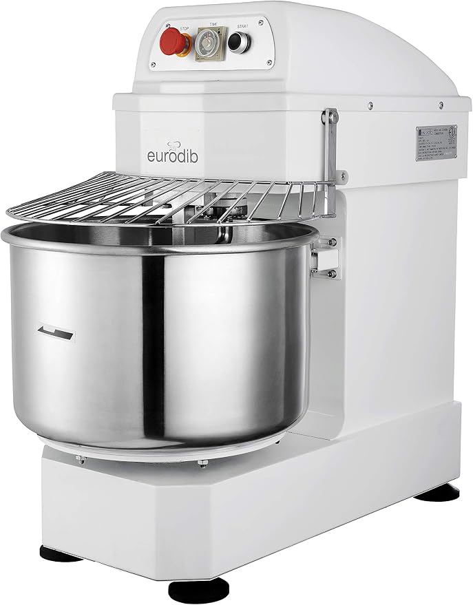 Eurodib Commercial Spiral Dough Mixer, 30 Qt, 220V ETL – LM30TETL