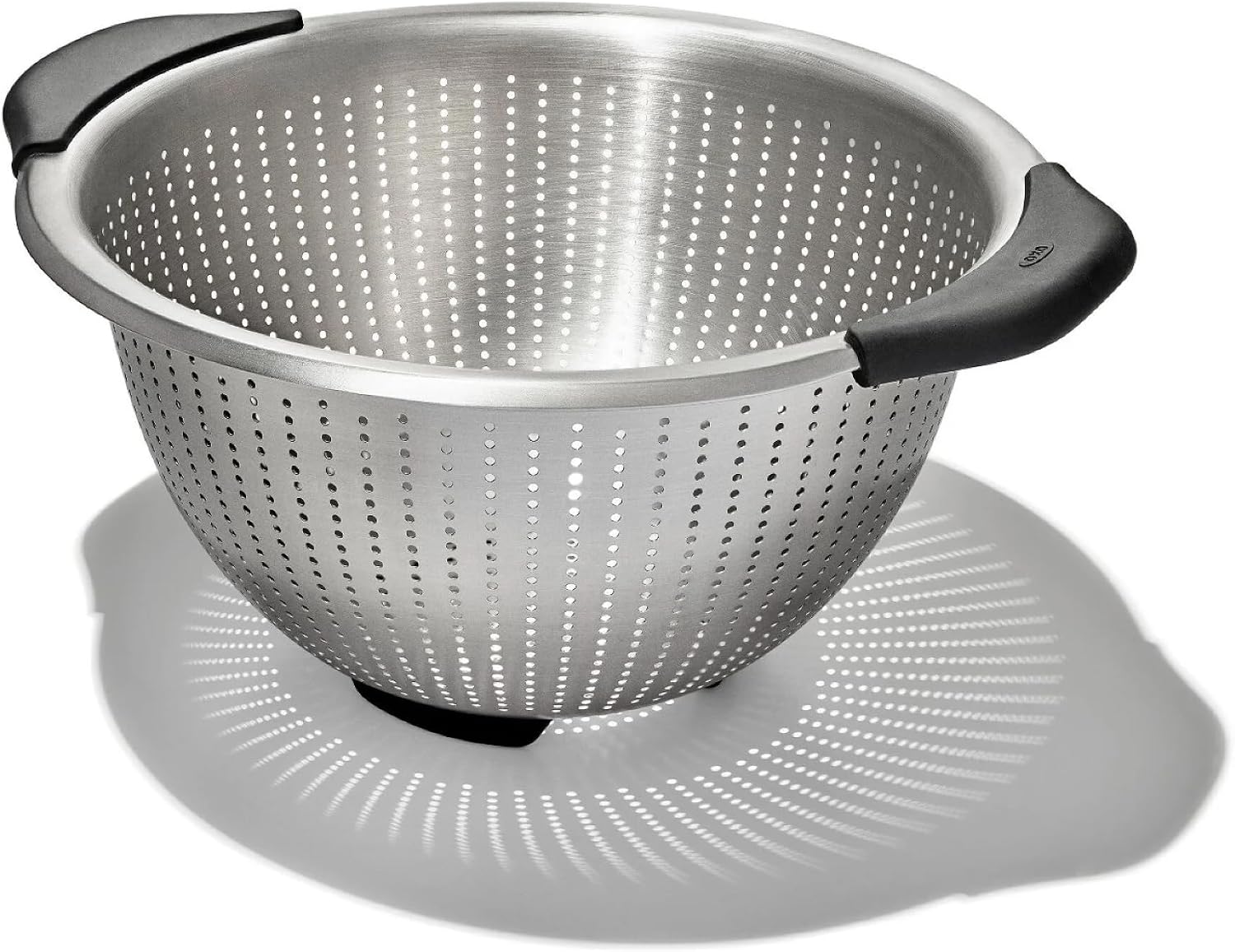 OXO Good Grips Stainless Steel Colander, 5 qt. Capacity, Strainer with Non-Slip Handles,…