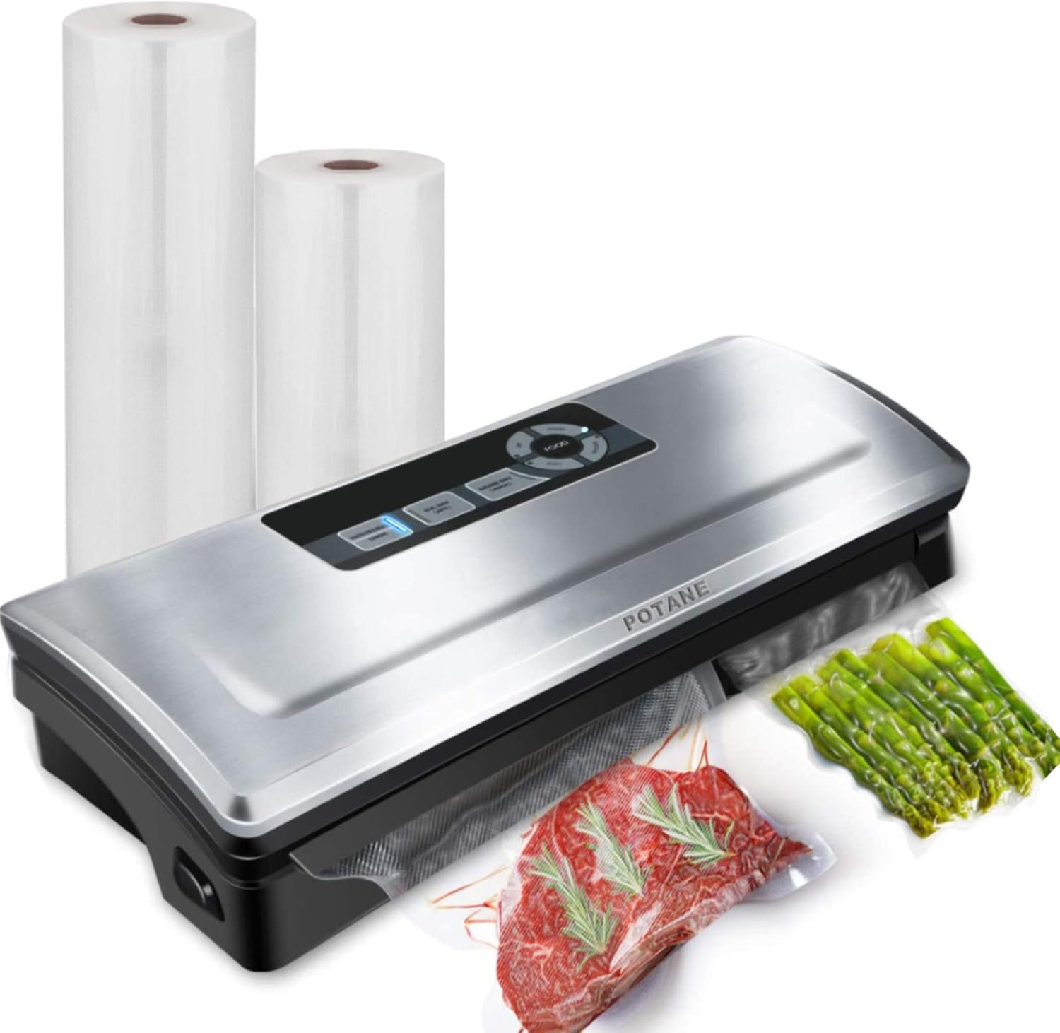 POTANE Precision Vacuum Sealer Machine, Powerful Pro Vacuum Food Sealer, 8-in-1 Easy…