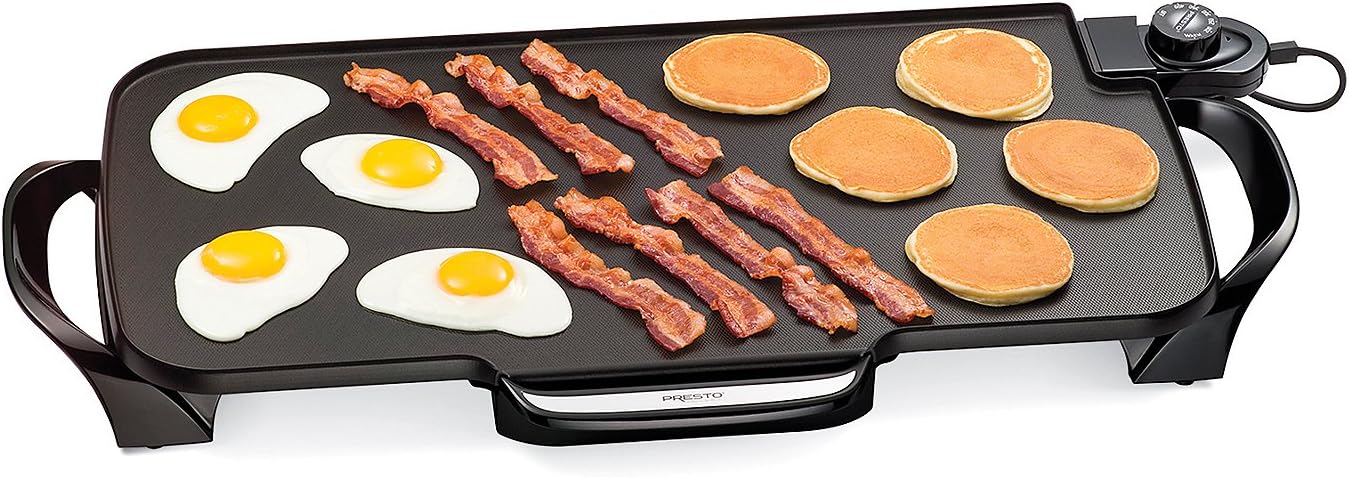Presto 07061 22-Inch Electric Griddle with Removable Handles, Extra-Large Nonstick…