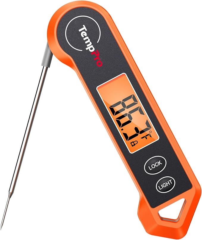 ThermoPro Digital Instant Read Meat Thermometer for Grilling Waterproof Kitchen Cooking…