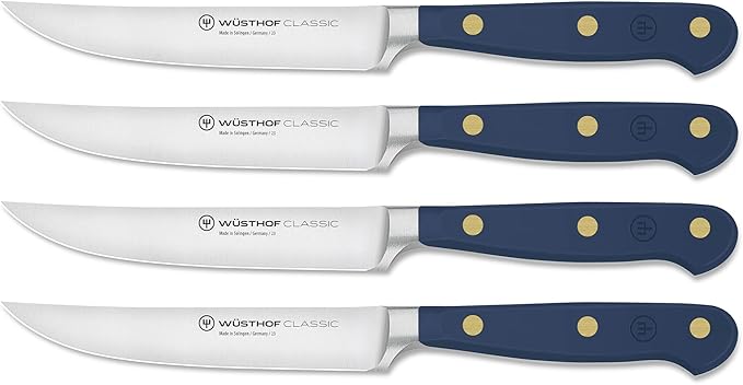 WÜSTHOF Classic Wild Blueberry 4-Piece Steak Knife Set