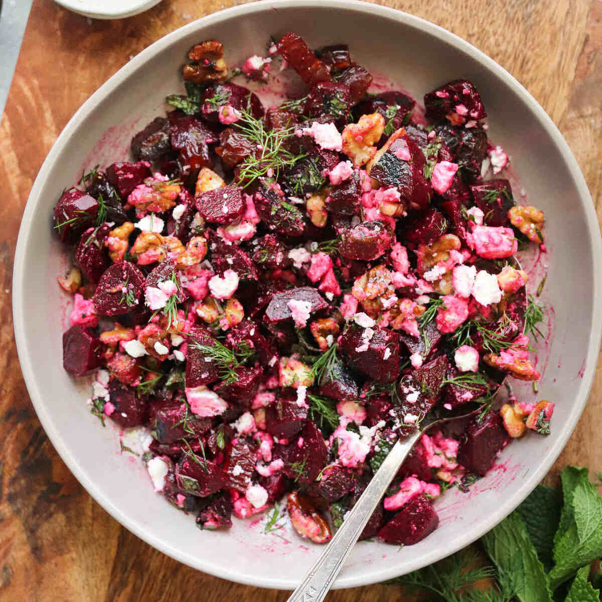 Australian Beetroot and Feta Salad with Pepita Dressing