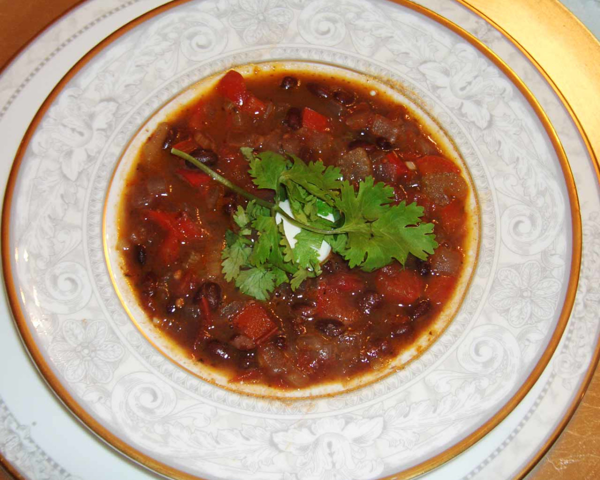 Garcia's Spiced Black Bean Soup