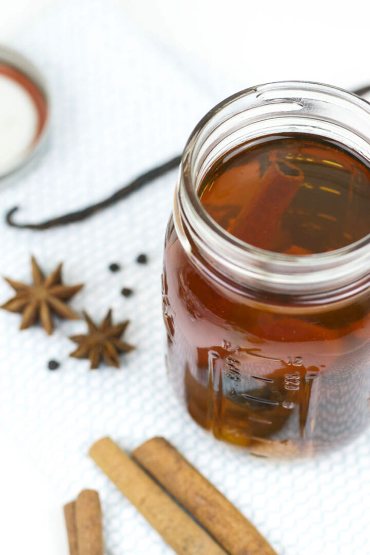 Cinnamon-Spiced Dark Rum Old Fashioned