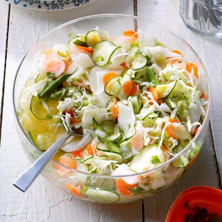 Citrus-Vinegar Pickled Vegetable Salad
