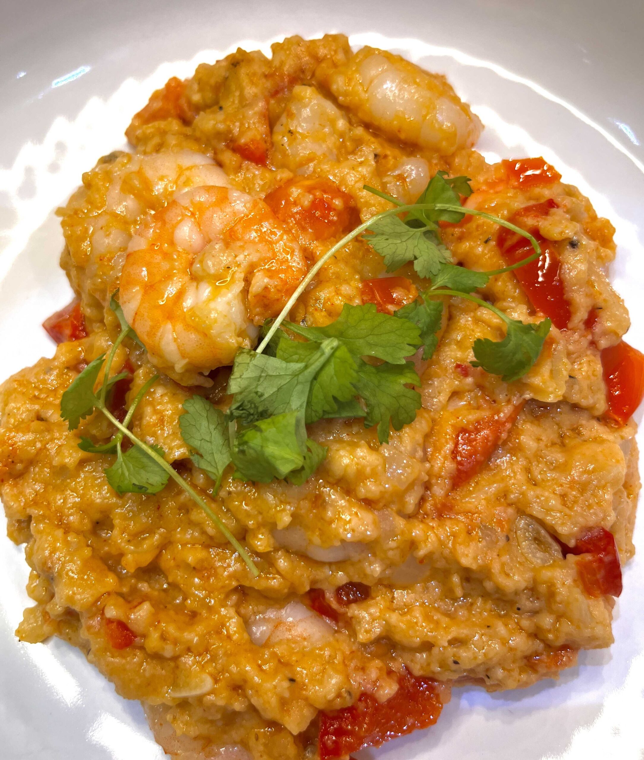 Coconut-Spiced Vatapá Stew with Shrimp and Bread