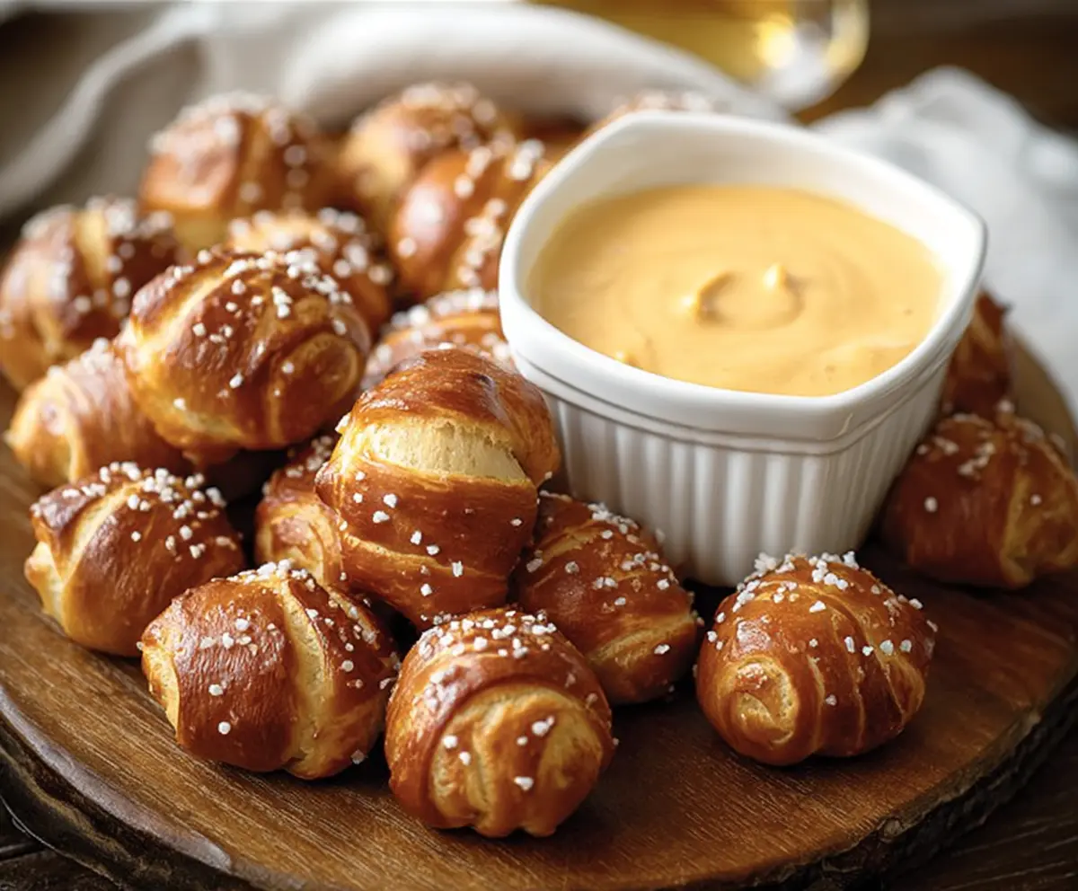 Brewhouse Spiced Pretzel Bites with Beer Cheese Dip