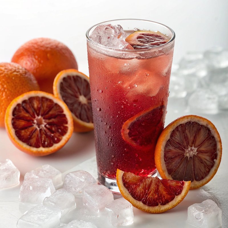 Italian Soda Bar with Blood Orange and Basil