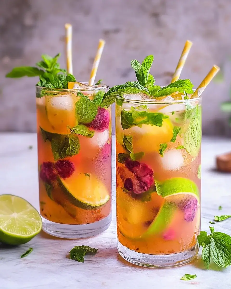 Tropical Sunset Mojito