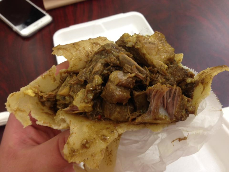 Spiced Beef Roti with Potato Filling
