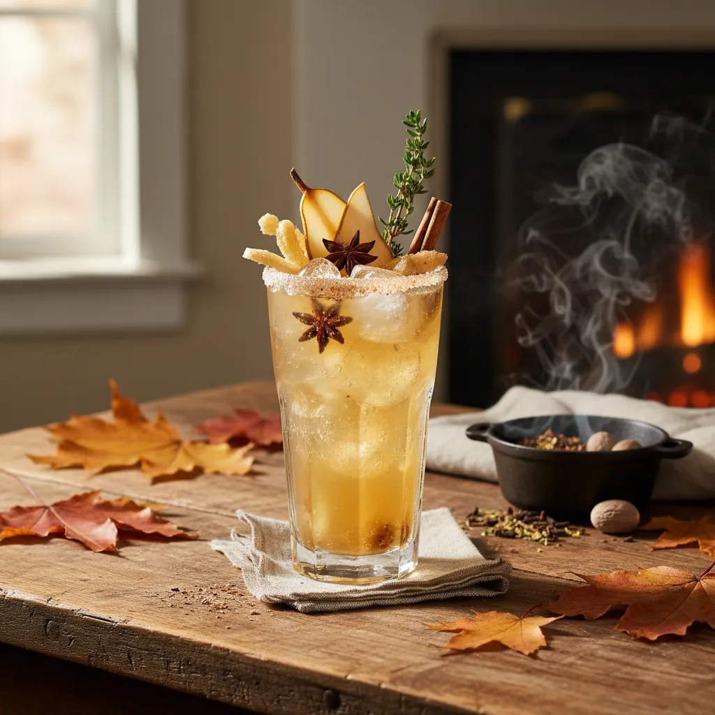 Secured Card Spiced Pear Fizz
