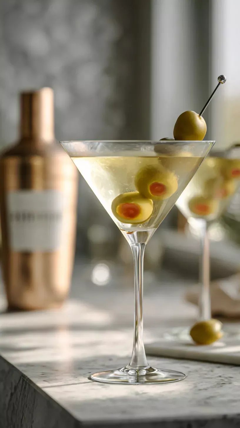 Popular Garden Herb Martini
