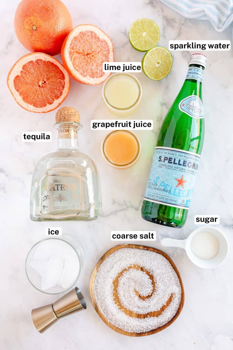 Tequila Citrus Paloma with Grapefruit Soda