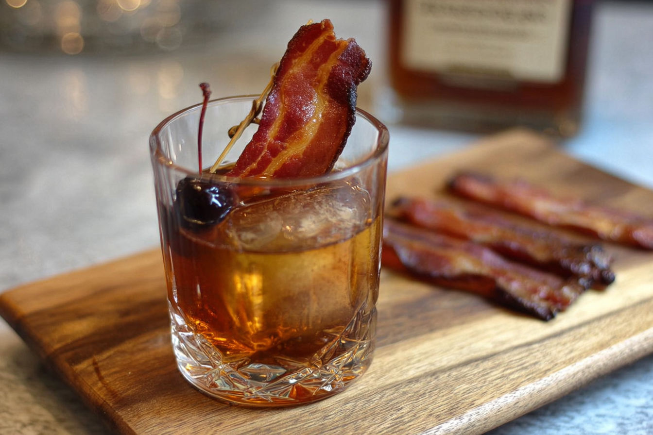 Timberwolves Maple Bourbon Old Fashioned