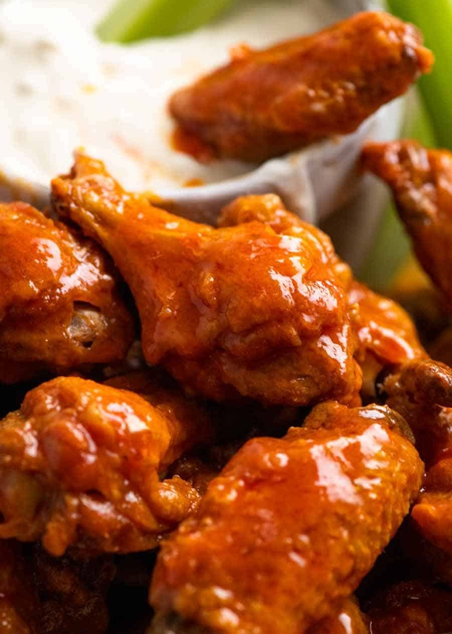Oven-Roasted Game Day Buffalo Chicken Wings