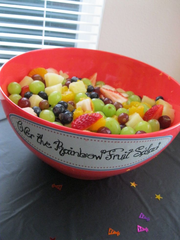 Wizard of Oz Rainbow Salad