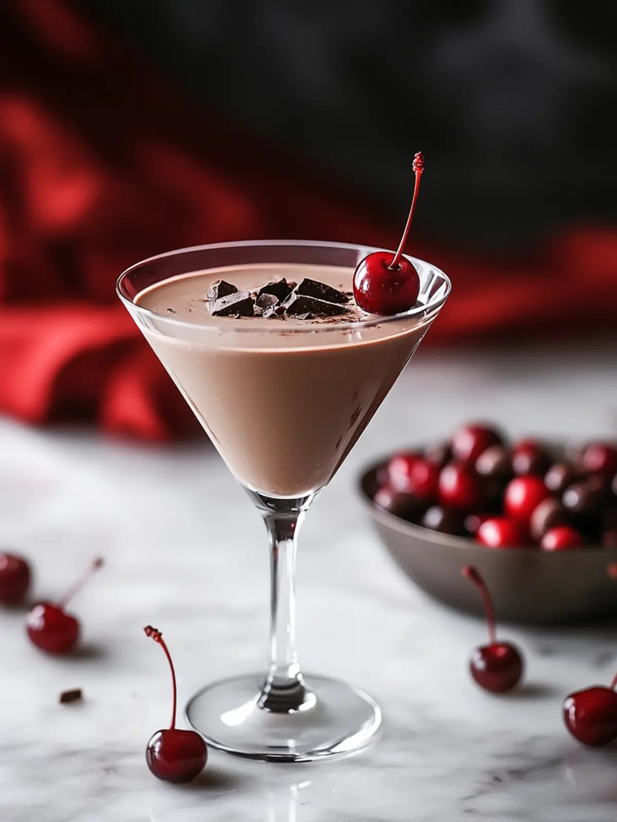 Velvet Chocolate Cherry Martini