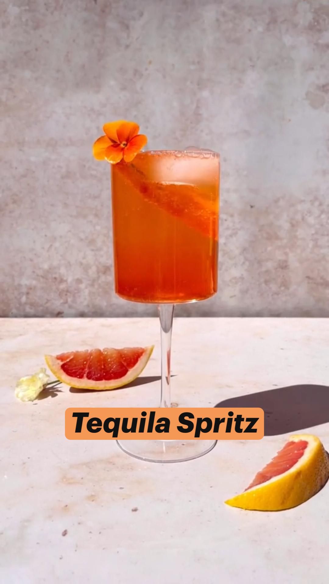 Shaken Tequila Rosé Citrus Spritz