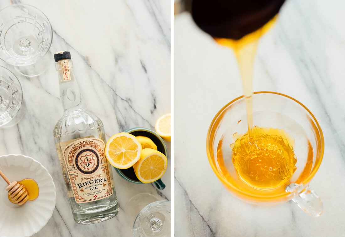 Shaken Citrus Harmony with Gin and Honey