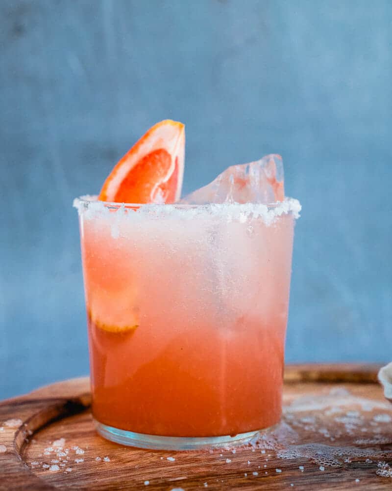 Citrus-Infused Mezcal Paloma with Grapefruit Soda