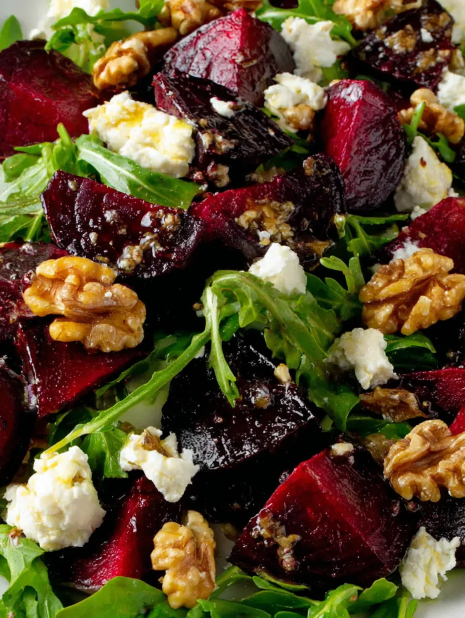 Toasted Walnut and Goat Cheese Salad with Honey-Thyme Vinaigrette
