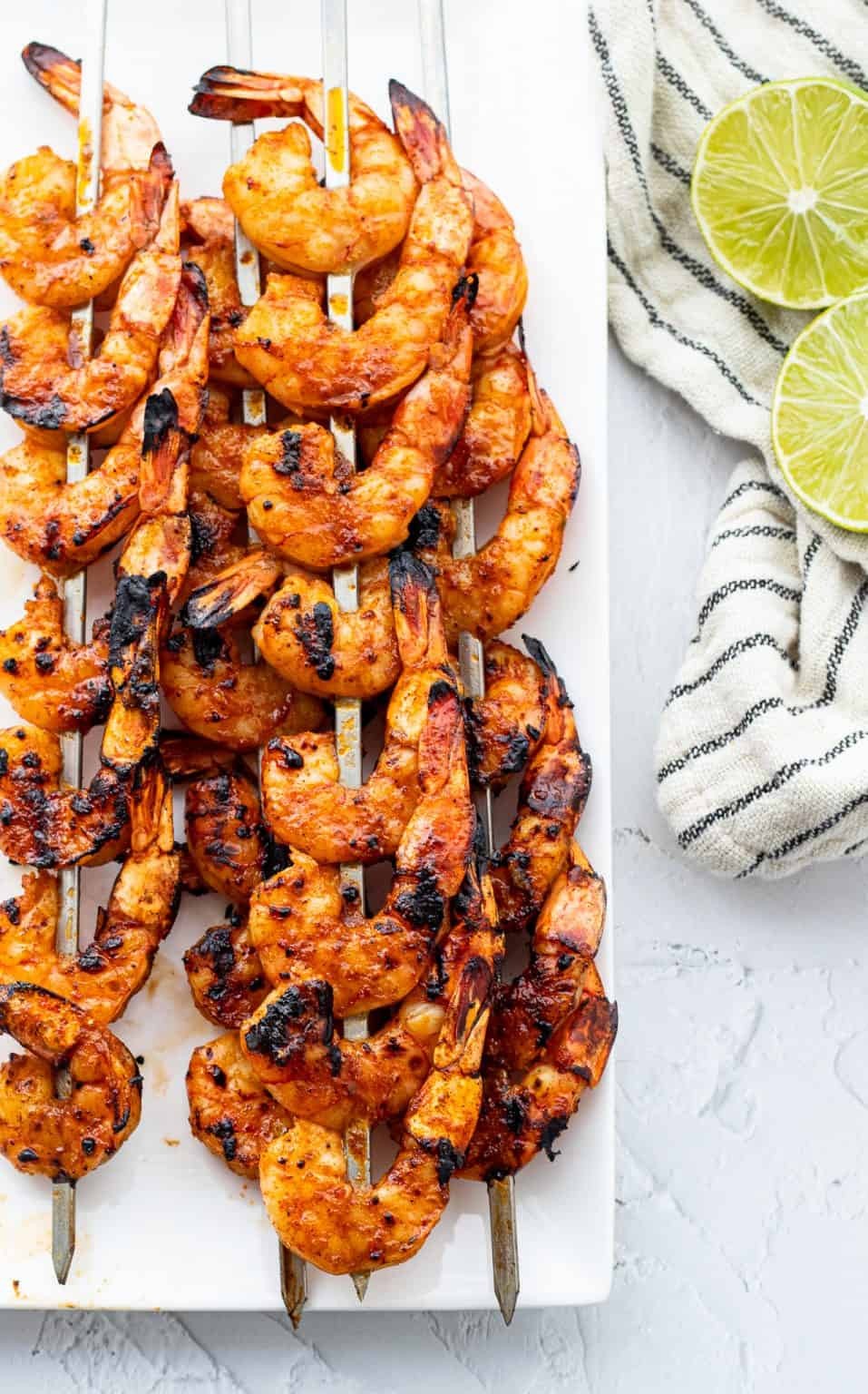 Grilled Chili-Lime Shrimp Skewers