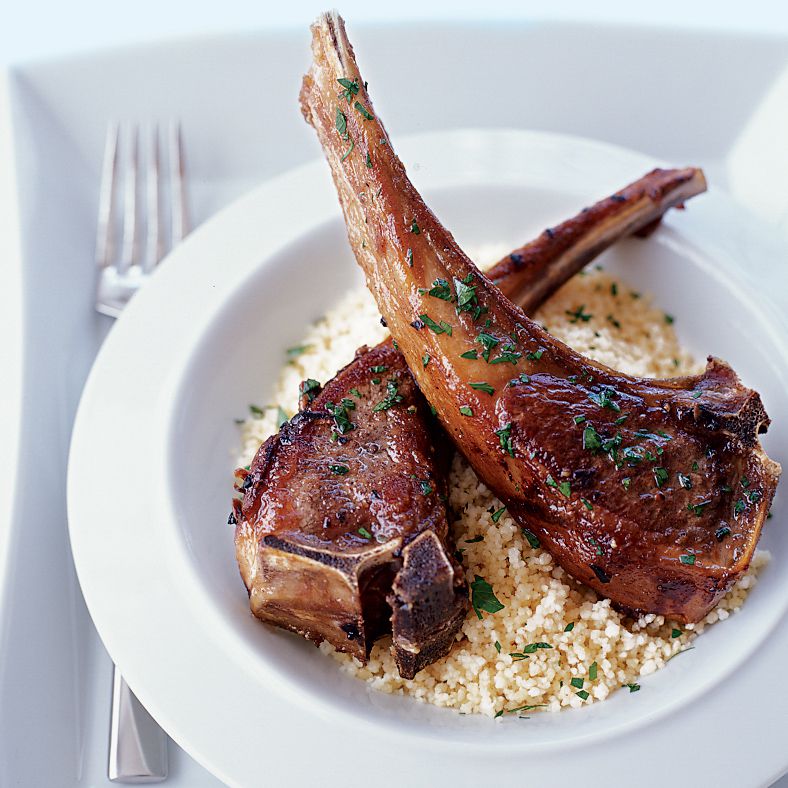 Charcoal-Grilled Moroccan-Spiced Lamb Chops