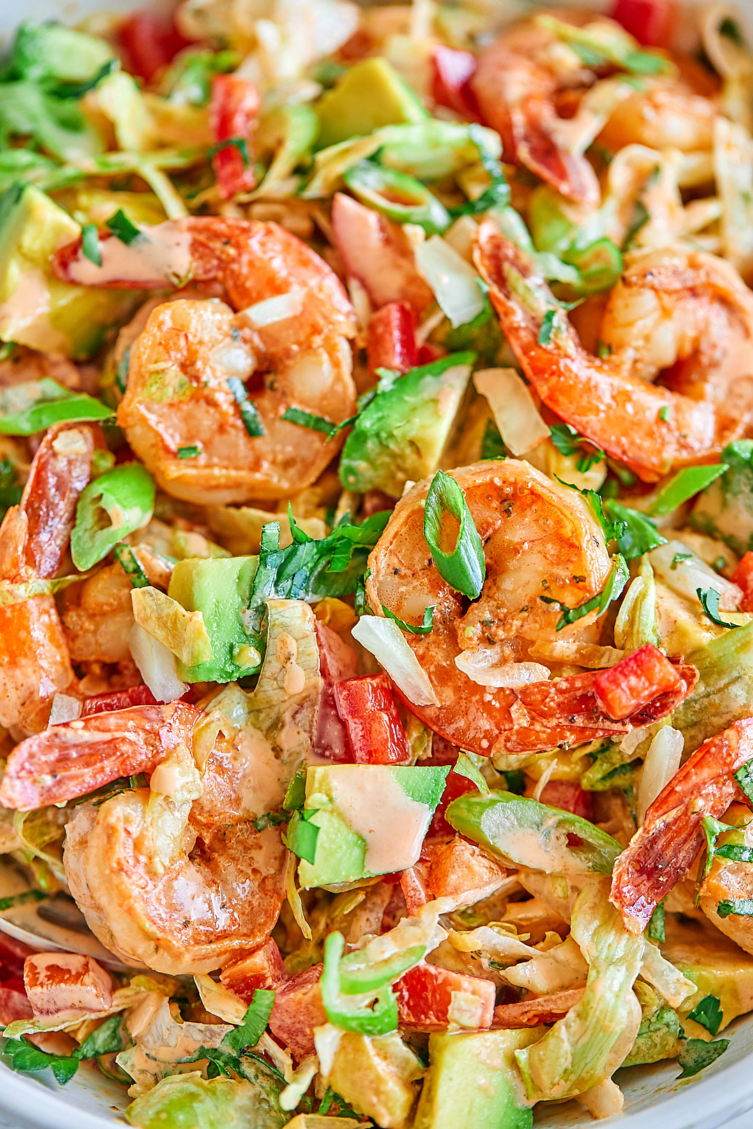 Sautéed Spiced Shrimp with Avocado-Cilantro Salad