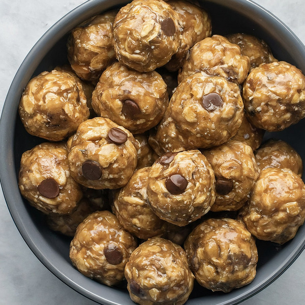 No-Bake Peanut Butter & Berry Energy Bites