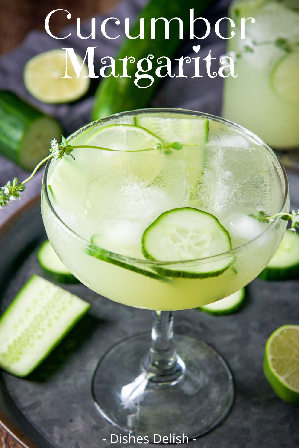 Fresh Cucumber and Basil Margarita