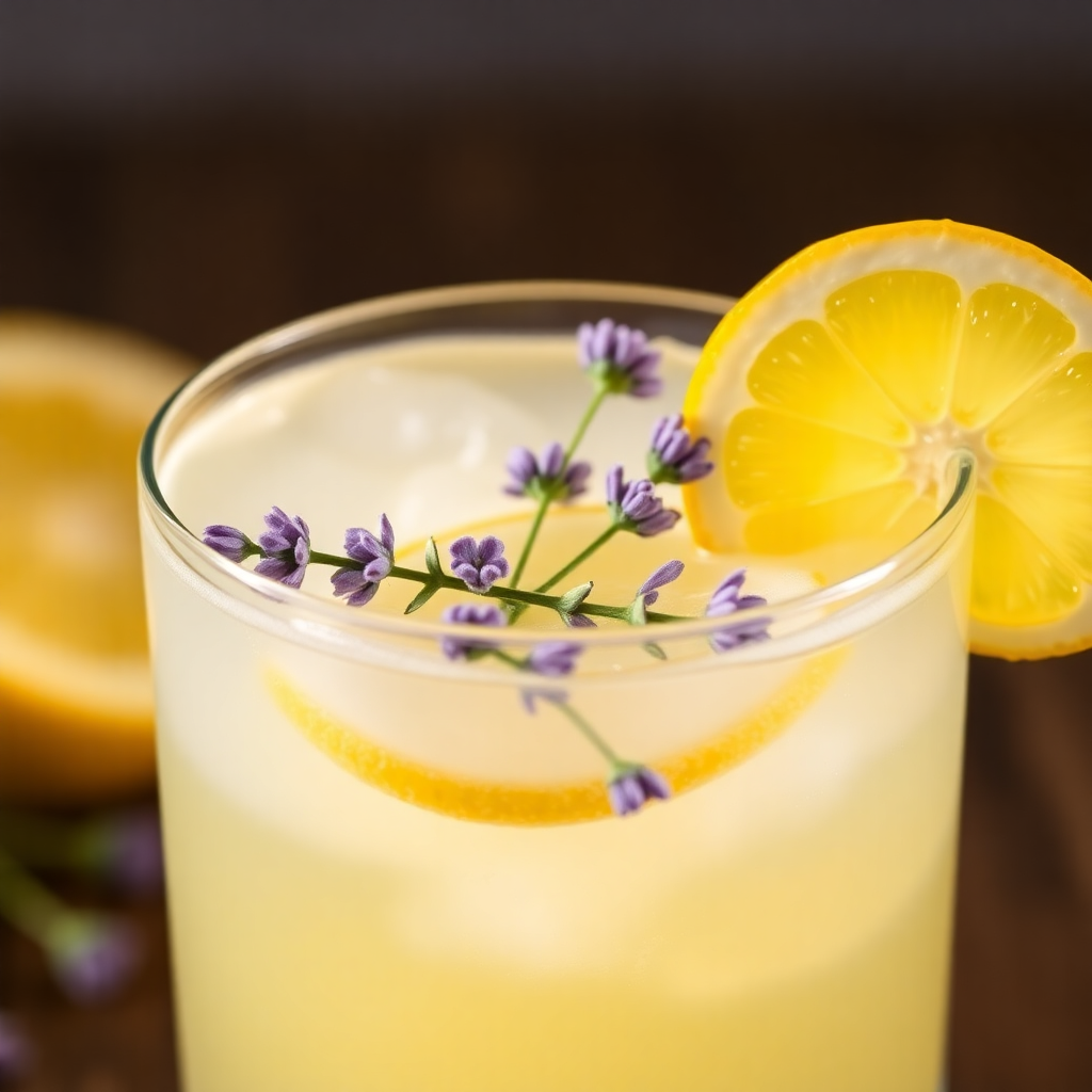 Creamy Lavender Honey Lemonade