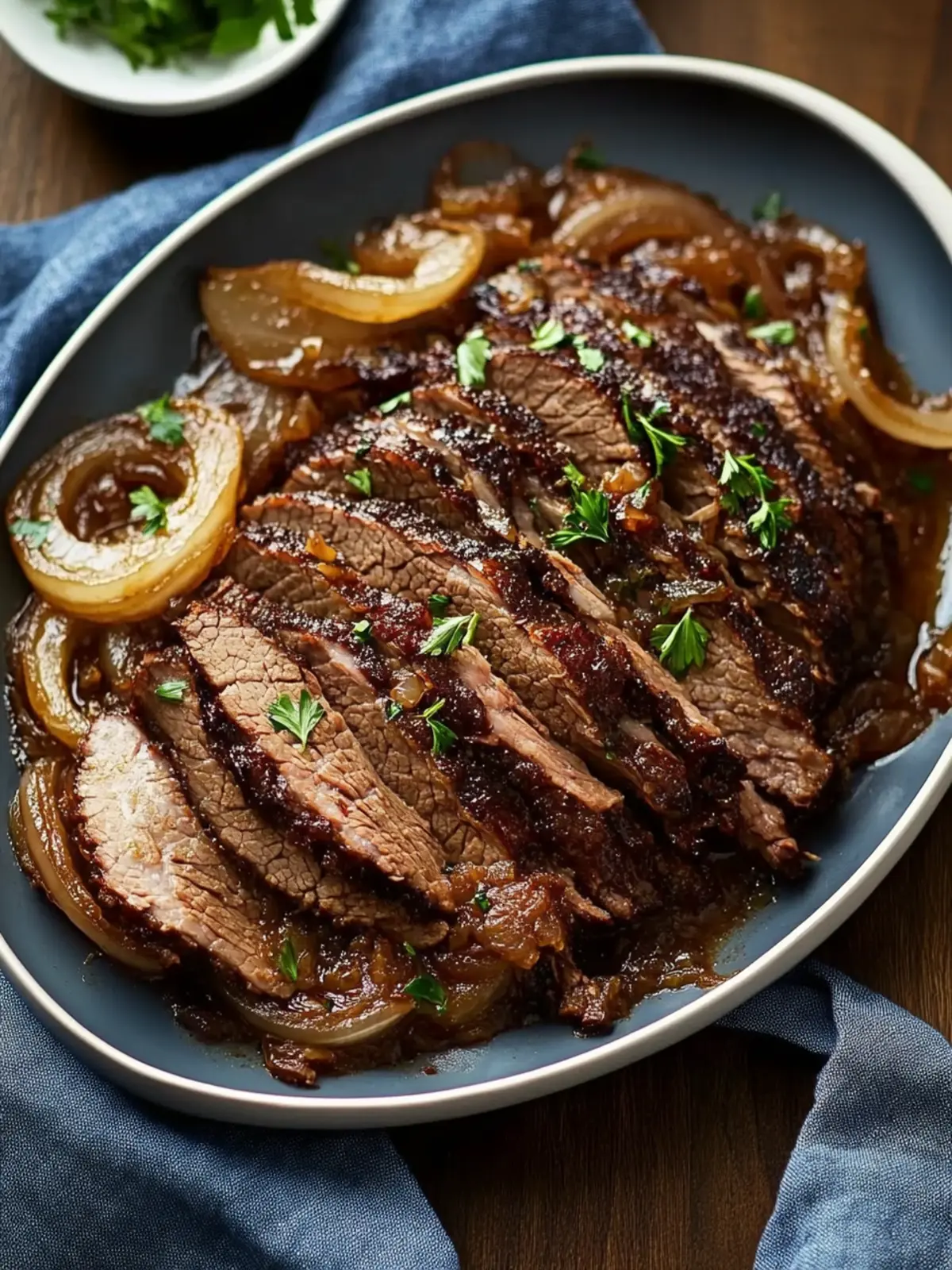 Beer-Braised Brisket with Caramelized Onions