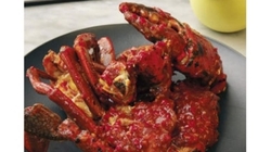 Chilli Mud Crab with Tamarind and Finger Lime