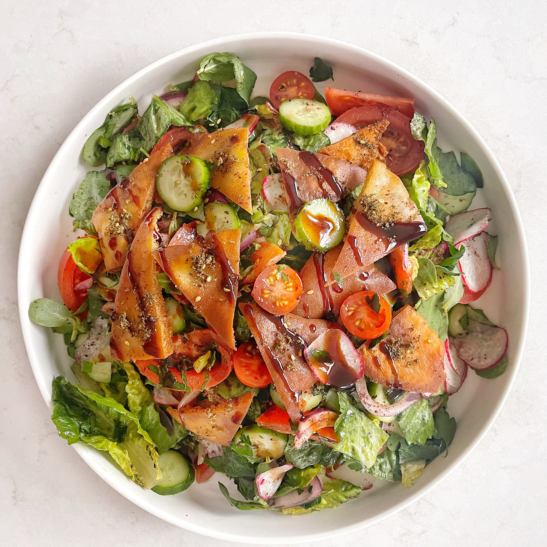 Zesty Fattoush Salad