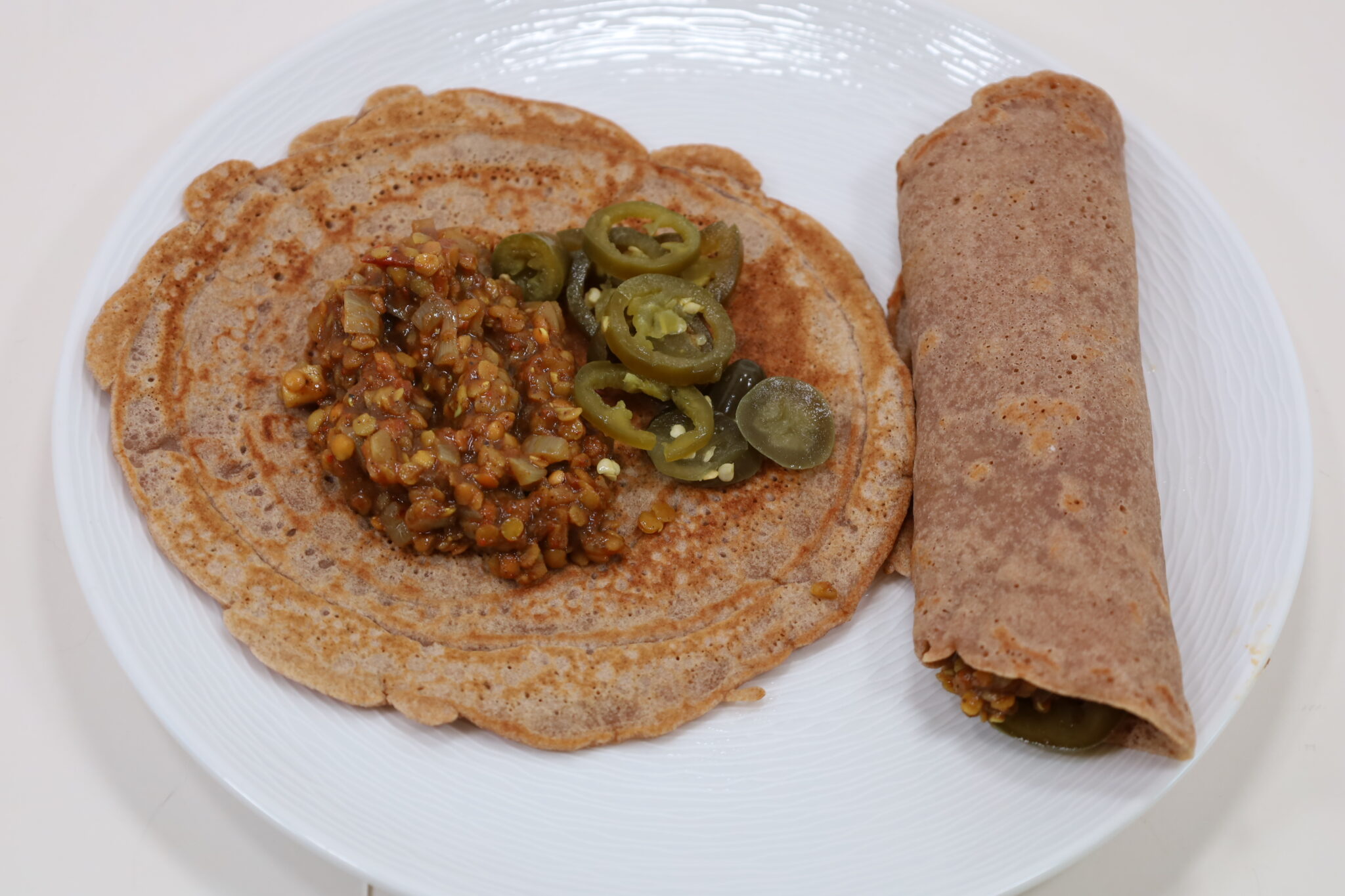Slow-Simmered Berbere Lentil Stew with Injera