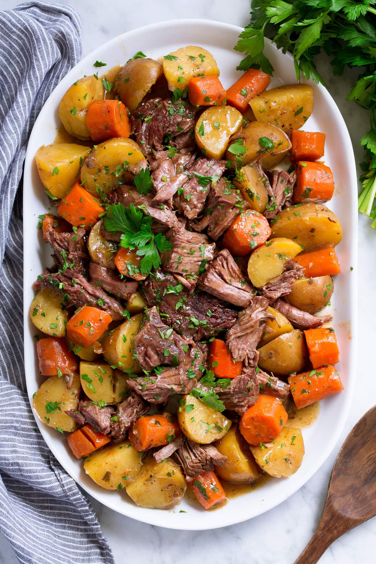 Slow Cooker Pennsylvania-Style Beef Pot Roast with Root Vegetables