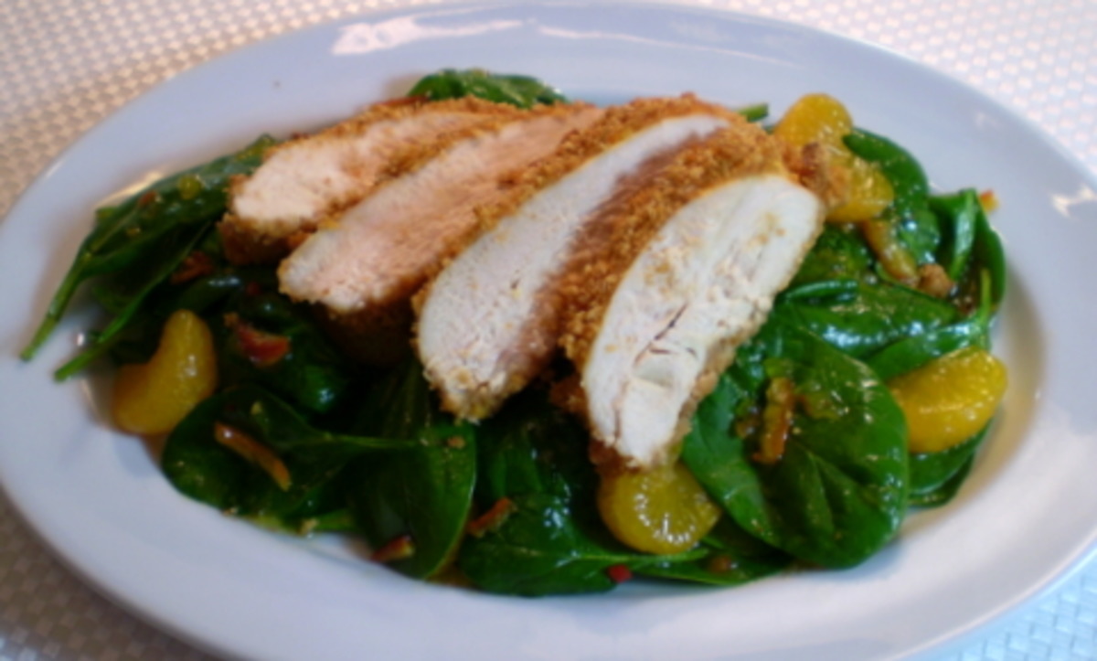 Aperol-Glazed Chicken with Orange-Herb Crust
