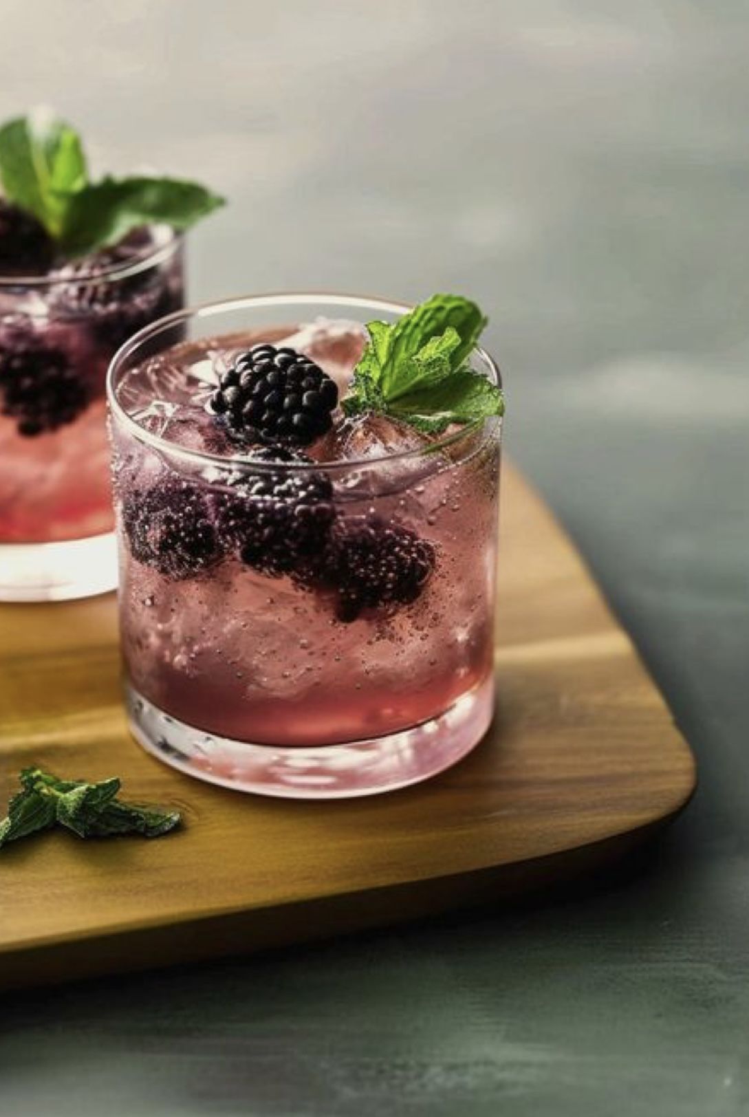 Forest Trail Gin Fizz with Wild Berry Essence