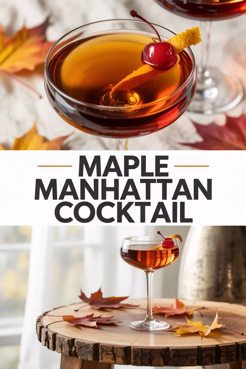 Stirred Rye Maple Manhattan