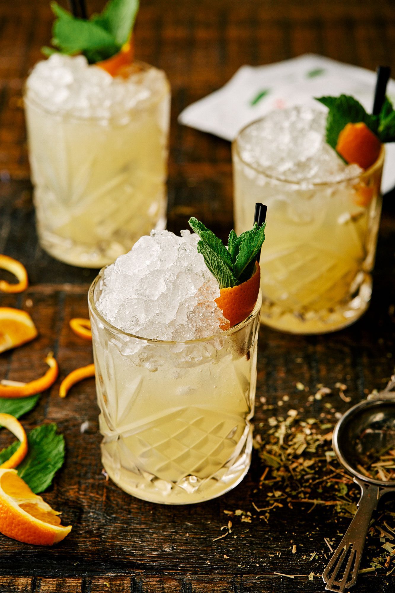 Herbal Green Tea Gin Sour