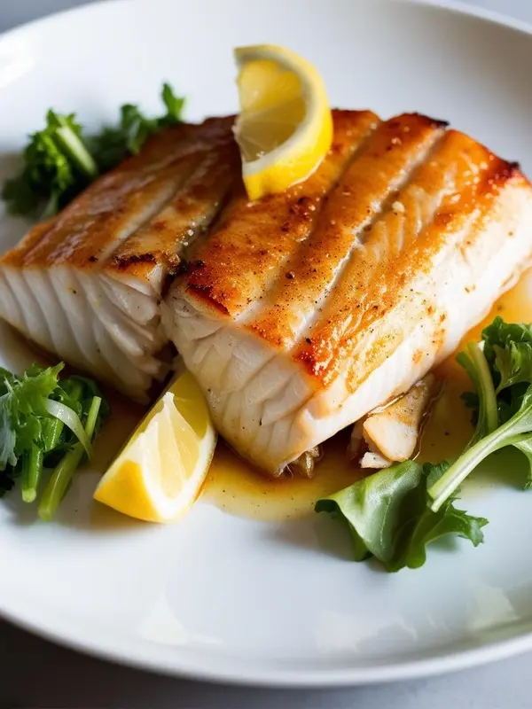 Barramundi Fillets Pan-Seared with Lemon Myrtle and Finger Lime