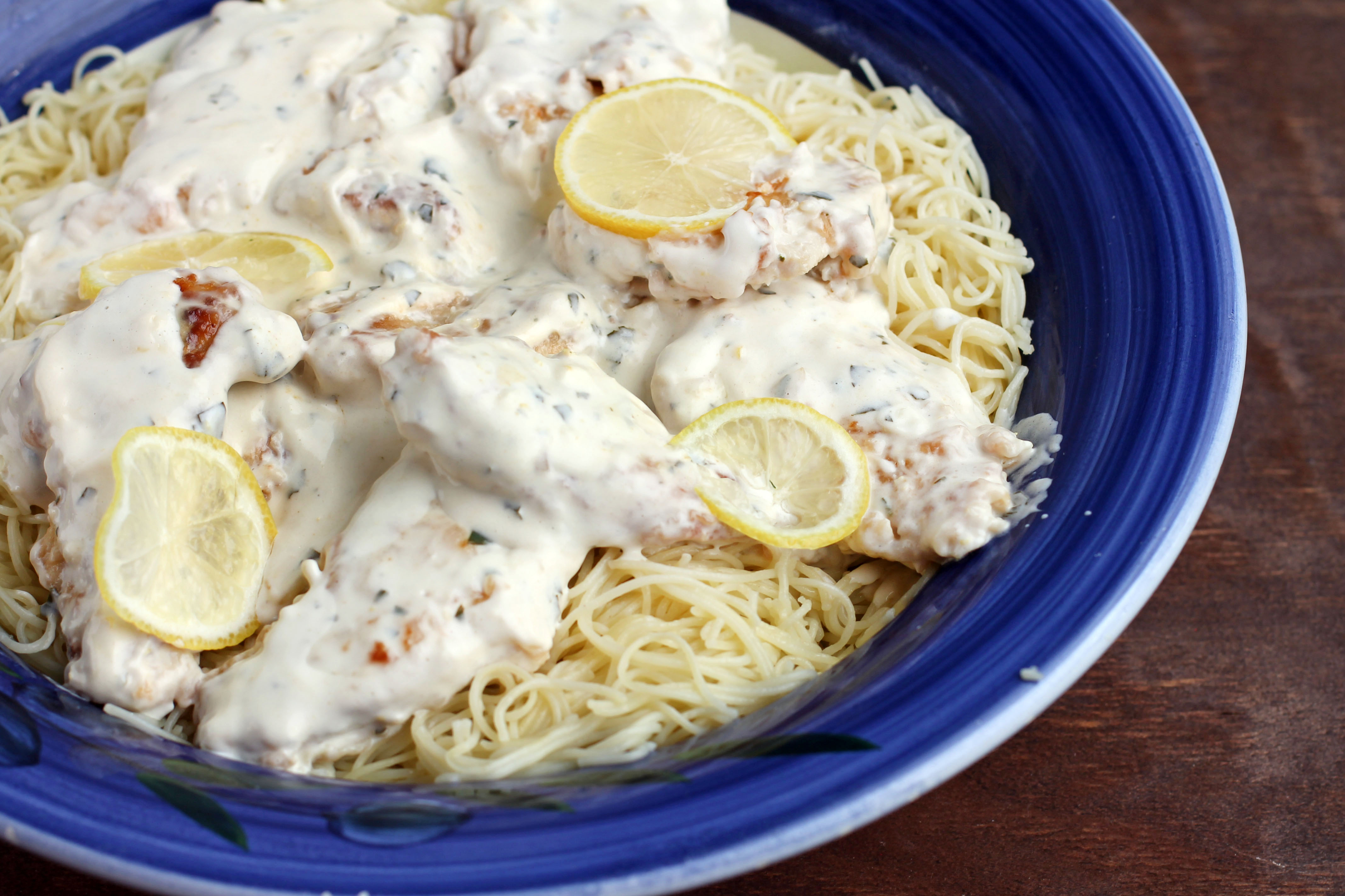 One-Pot Creamy Lemon Herb Chicken & Pasta