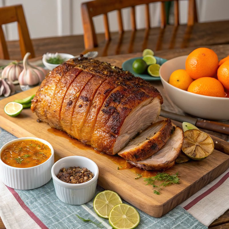 Citrus-Garlic Roasted Pork Pernil