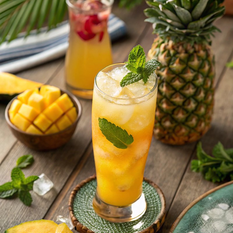 Tropical Mango Mint Cooler