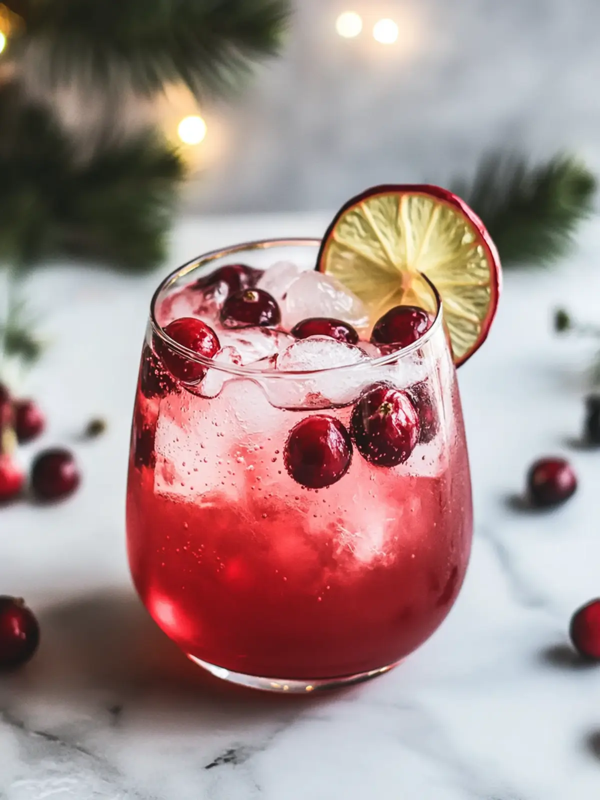 Cranberry-Orange Vodka Fizz