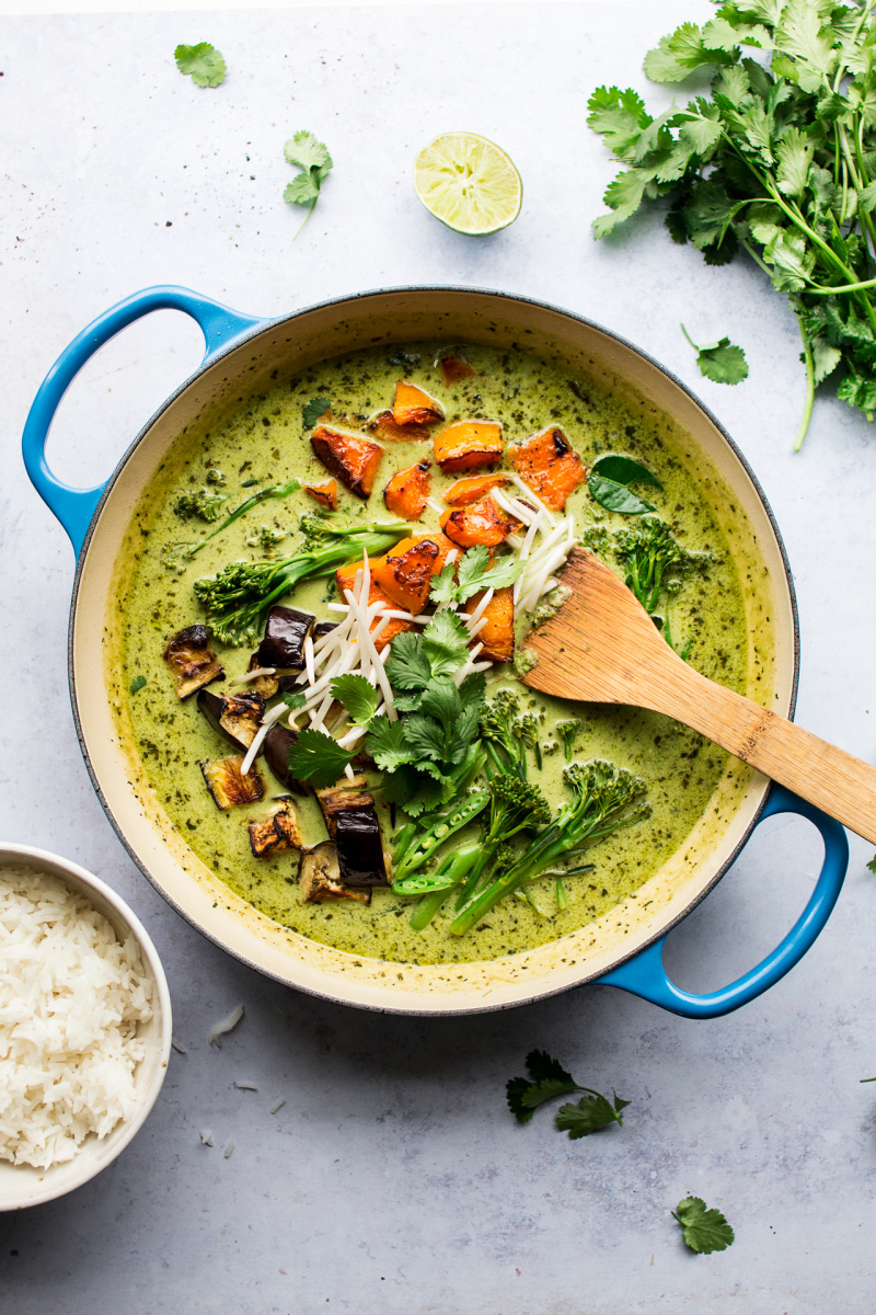 Hidden Vegetable Thai Green Curry with Tofu