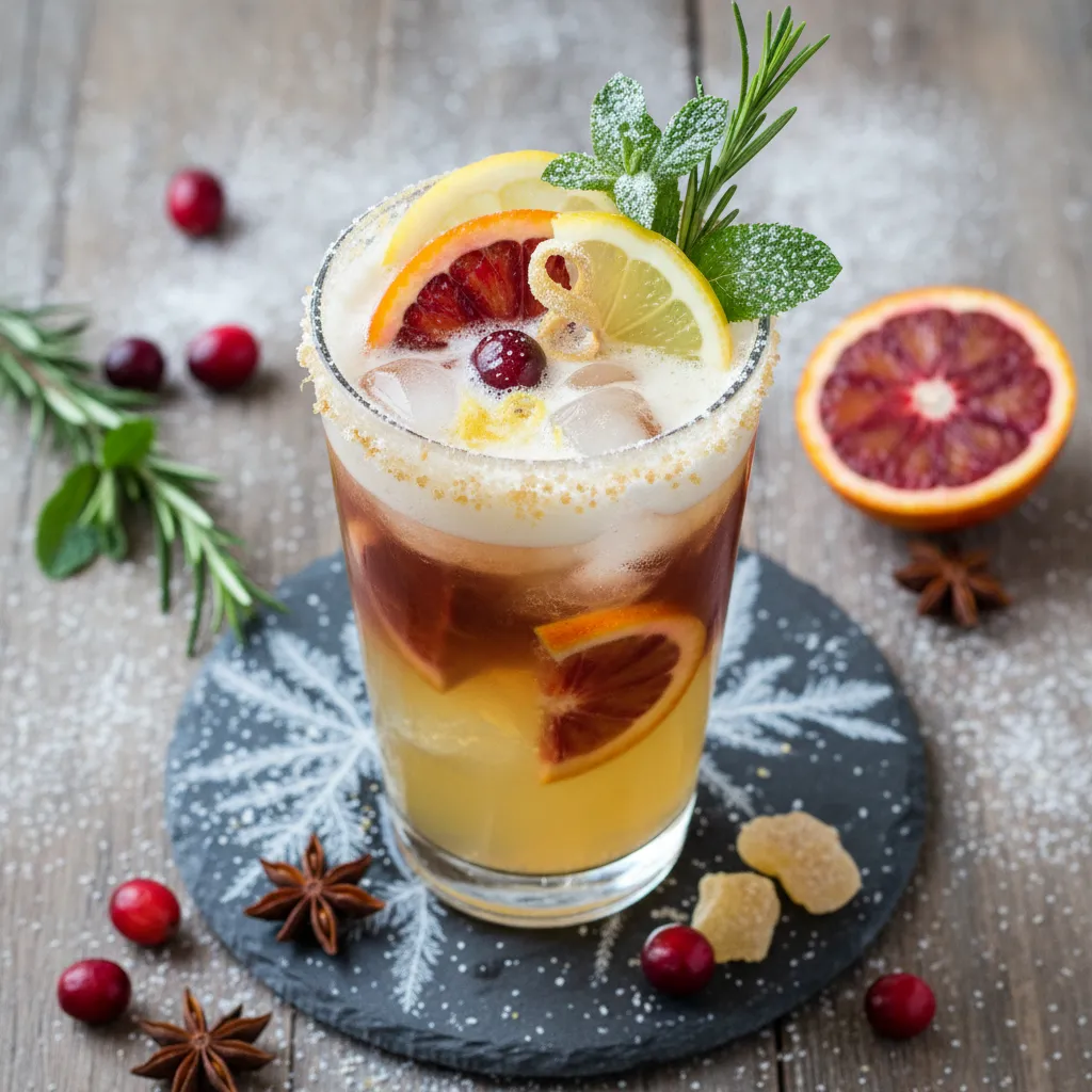 Citrus Honey Sparkler with Ginger
