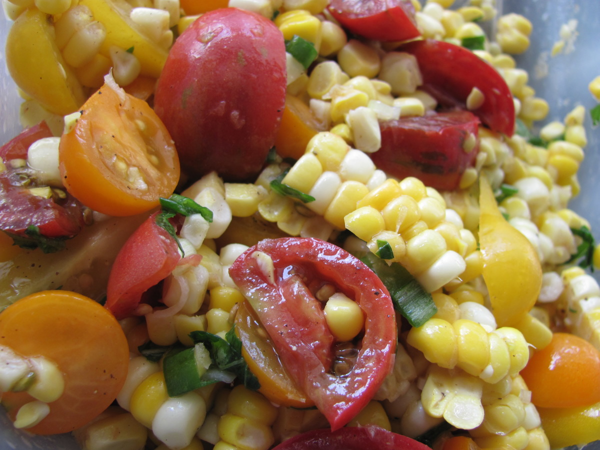 Baldwin County Sweet Corn and Tomato Salad